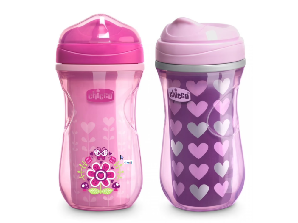 Chicco Active Cup Κύπελλο Διατήρησης Θερμοκρασίας των Υγρών, 14m+,