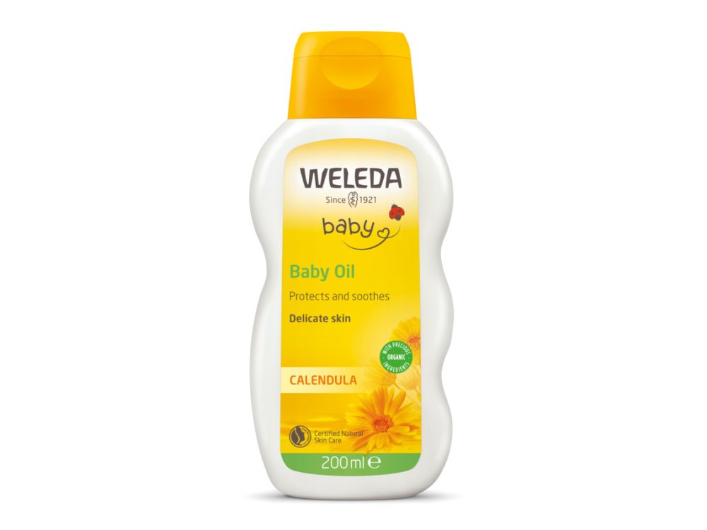 Weleda Baby Calendula Oil Λάδι Περιποίησης Καλέντουλας Ιδανικό για Μασάζ, 200ml