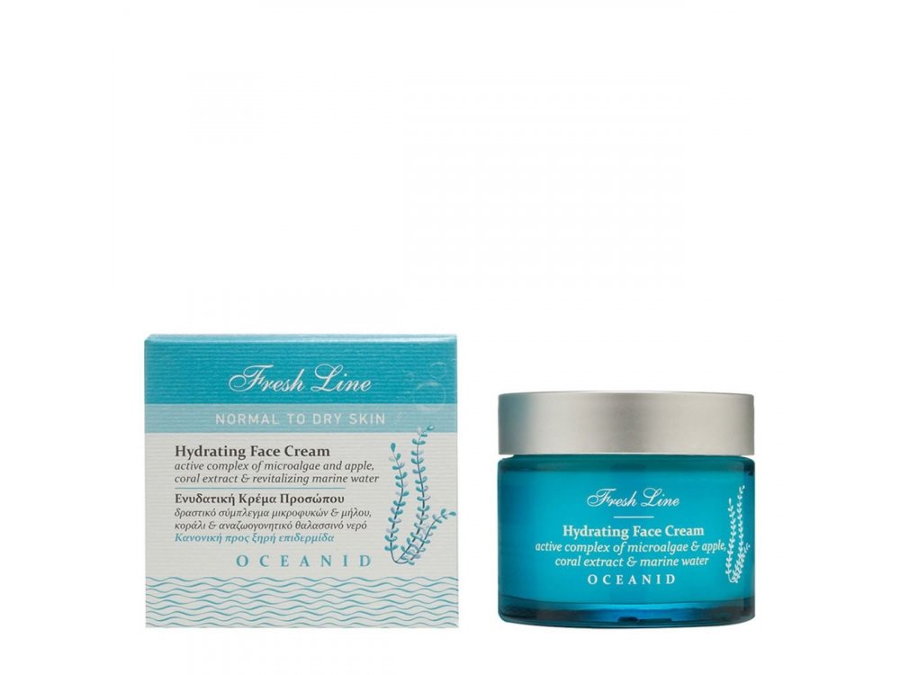 Fresh Line  Oceanid Face Cream, Ωκεανίδα Ενυδατική Κρέμα 50ml