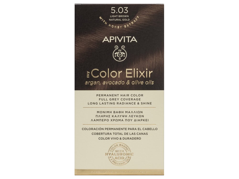 Apivita My Color Elixir N5.03 Καστανό Ανοιχτό Φυσικό Μελί 50 & 75ml