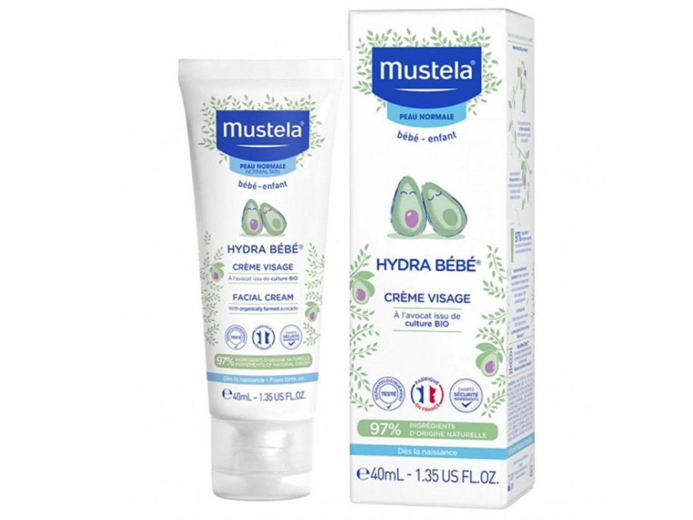 Mustela Hydra Bebe Facial Cream Κρέμα Ενυδάτωσης Προσώπου, 40ml