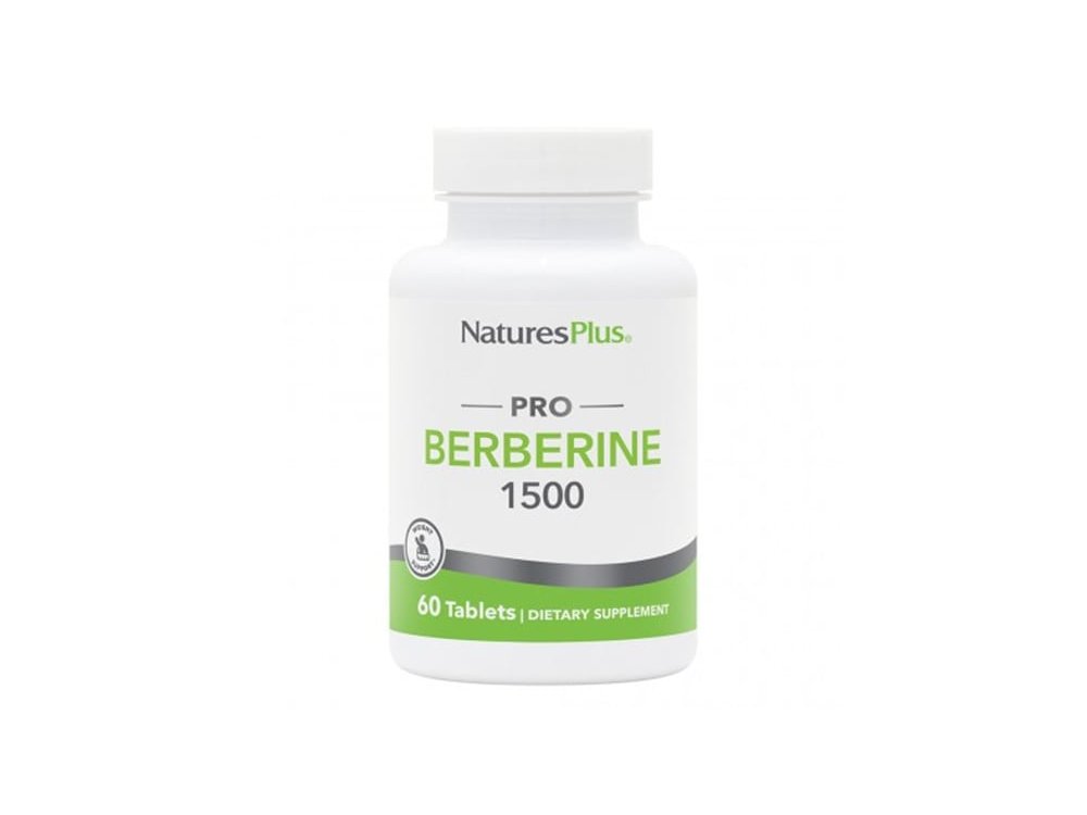 Nature's Plus Pro Berberine 1500, Συμπλήρωμα Διατροφής Για Τα Υγιή Επίπεδα Σακχάρου Στο Αίμα, 60tabs