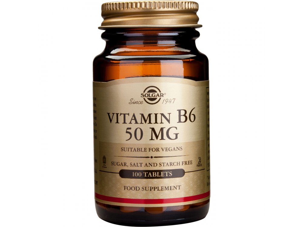 Solgar Vitamin B6 50mg 100tabs