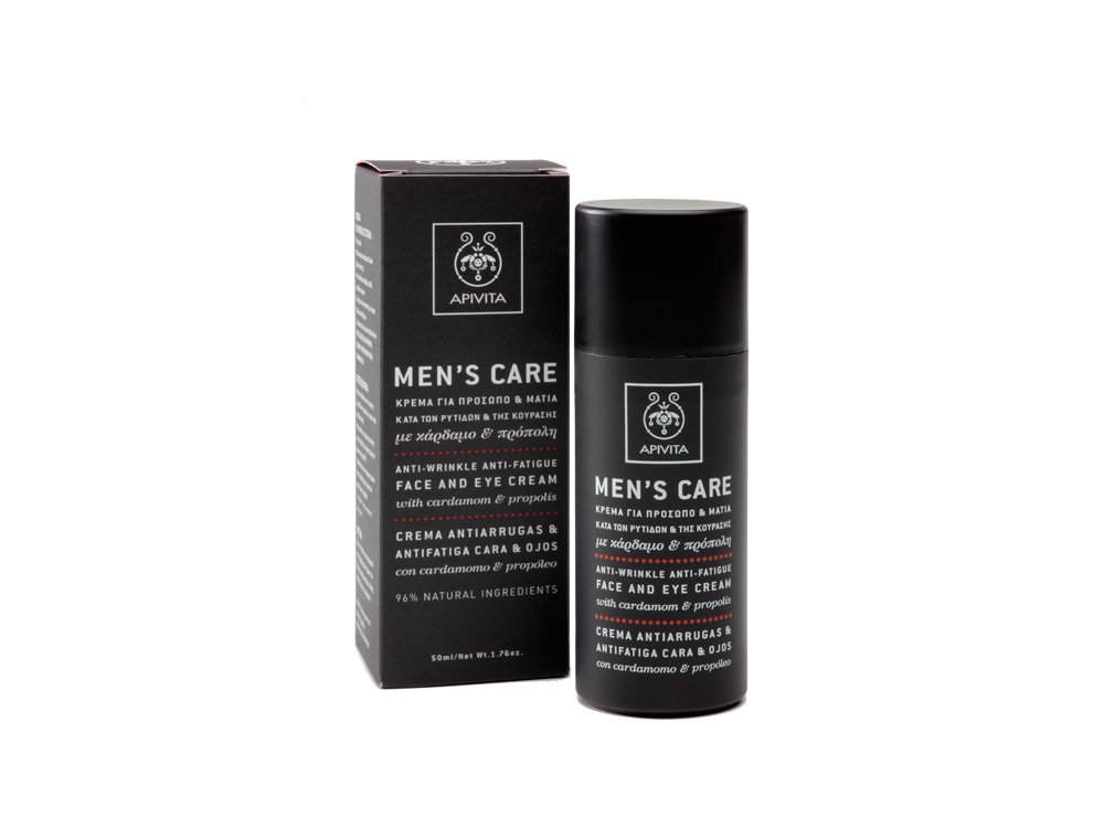 Apivita Men's Care Κρέμα κατά των Ρυτίδων με Κάρδαμο & Πρόπολη 50ml