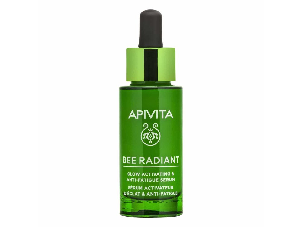 Apivita Bee Radiant Serum Peony, Ορός Ενεργοποίησης Λάμψης για Ξεκούραστη Όψη 30ml