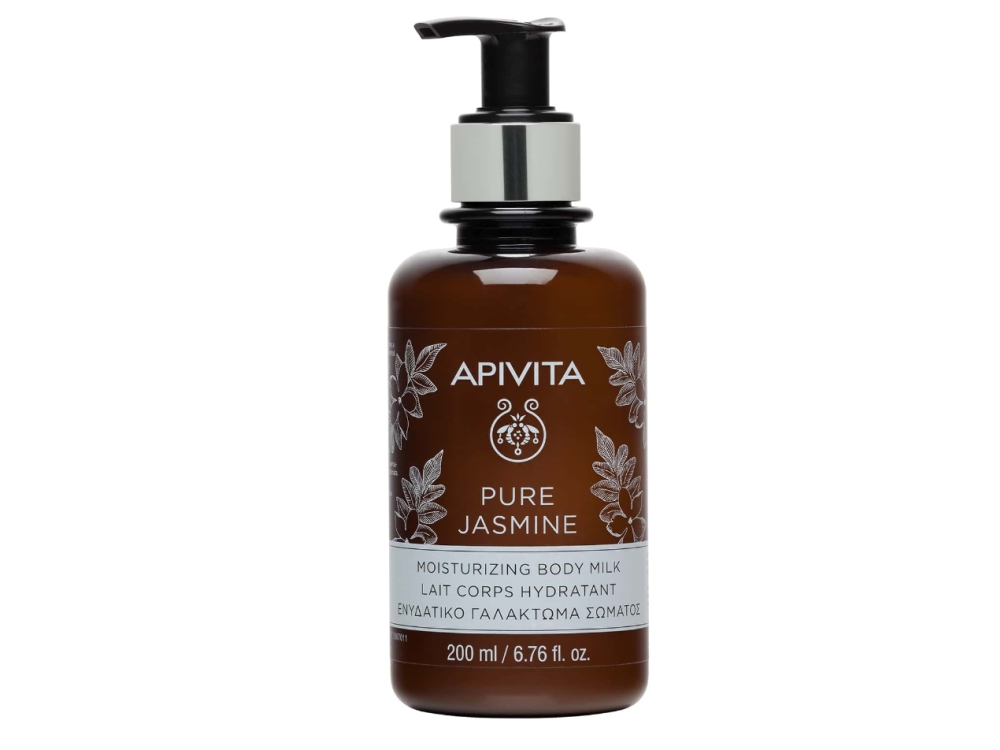 Apivita Pure Jasmine, Αφρολουτρο με Aιθέρια Έλαια & Γιασεμί, 200ml