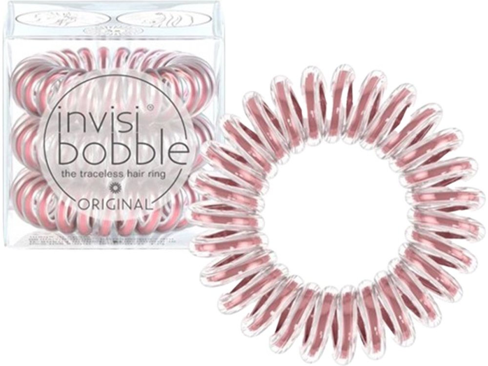 Invisibobble Original Bella Rosa Λαστιχάκια, 3τεμ