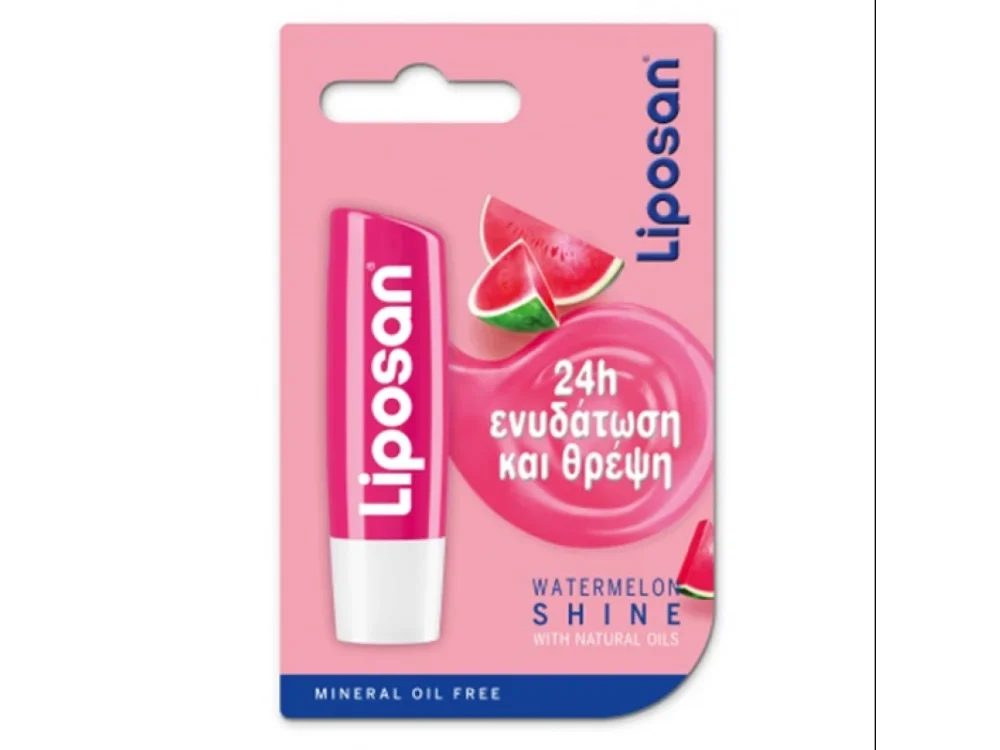 Liposan Watermelon Blister Ενυδατικό Balm Χειλιών Με Άρωμα Καρπούζι 4.8gr