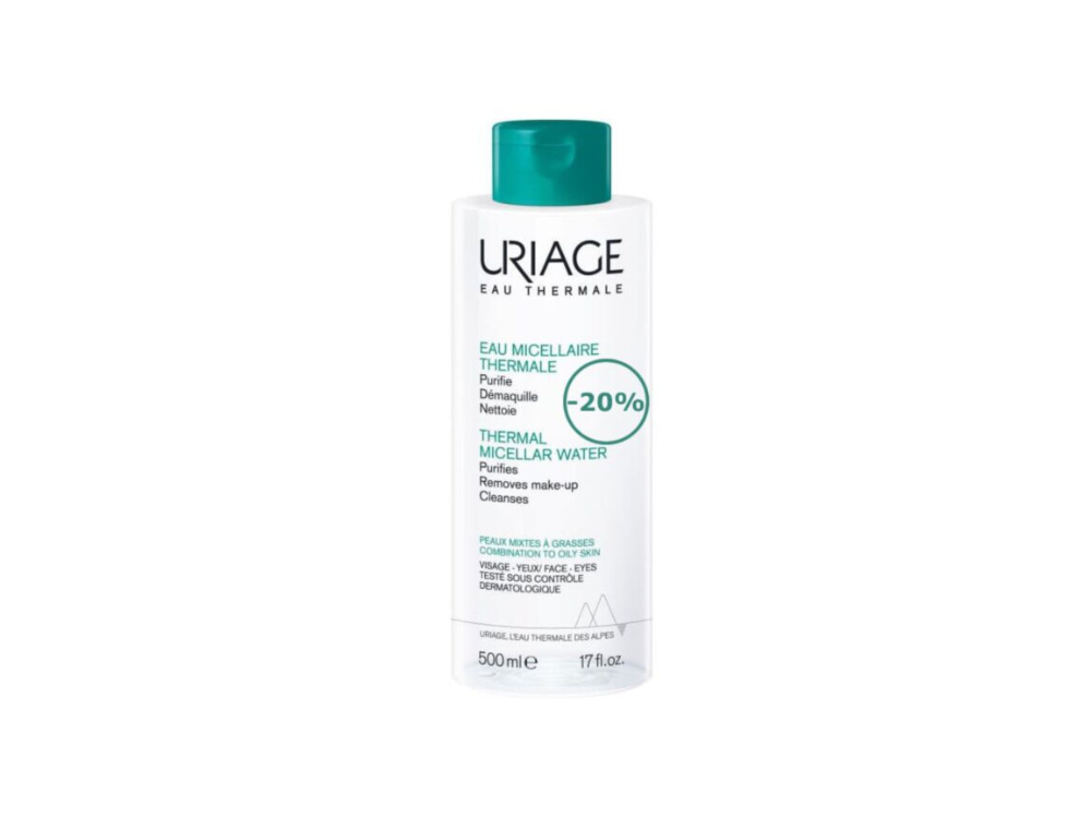 Uriage Promo -20% Thermal Micellar Water Καθαριστικό Νερό για Μικτή & Λιπαρή Επιδερμίδα, 500ml