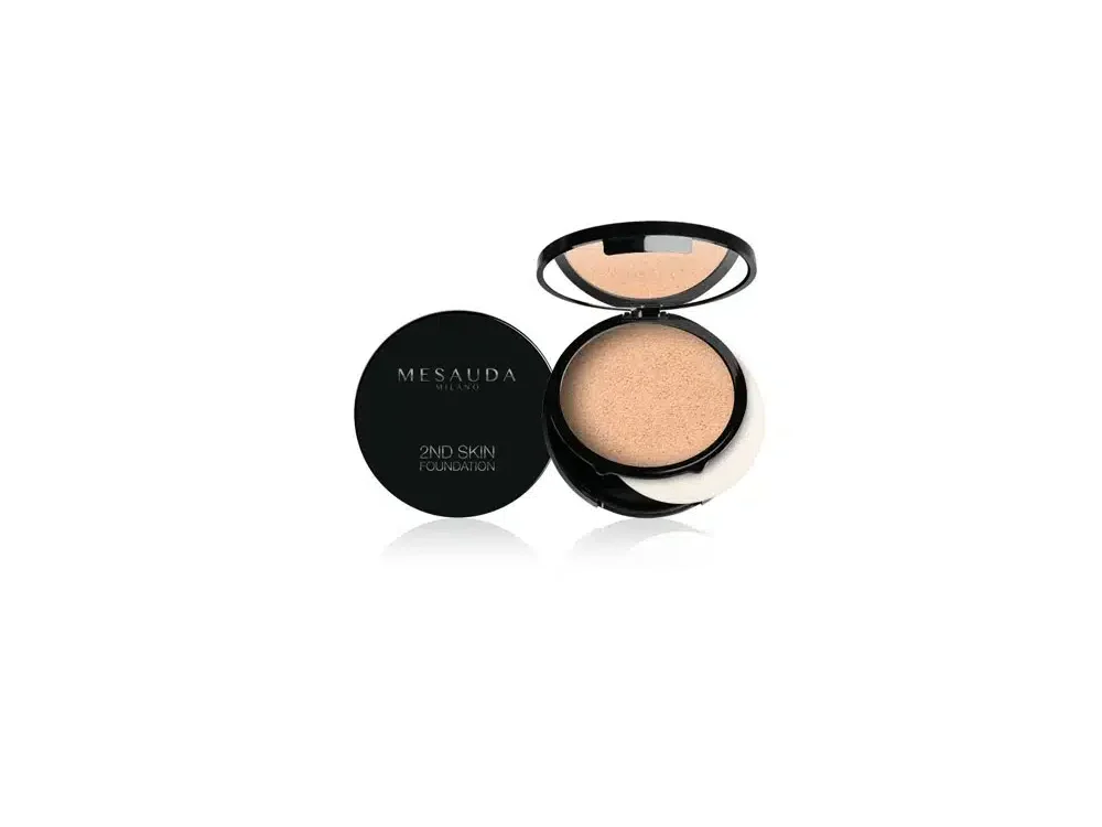 Mesauda 2nd Skin Cream-Powder Compact Foundation Natural 103, 10g