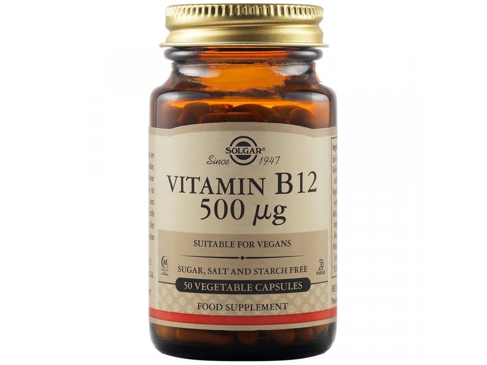 Solgar Vitamin B12 500mg 50Vegs.Tabs