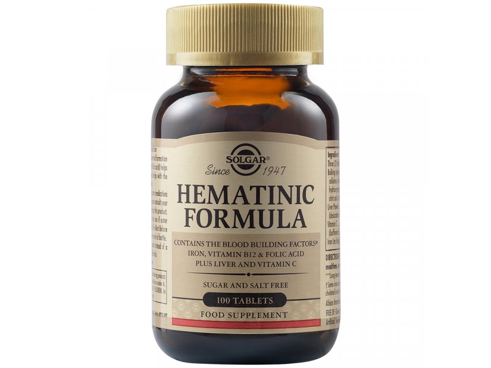 Solgar Hematic Formula 100tabs