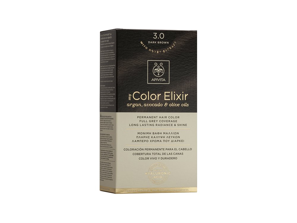 Apivita My Color Elixir N3.0 Καστανό Μαύρο 50 & 75ml