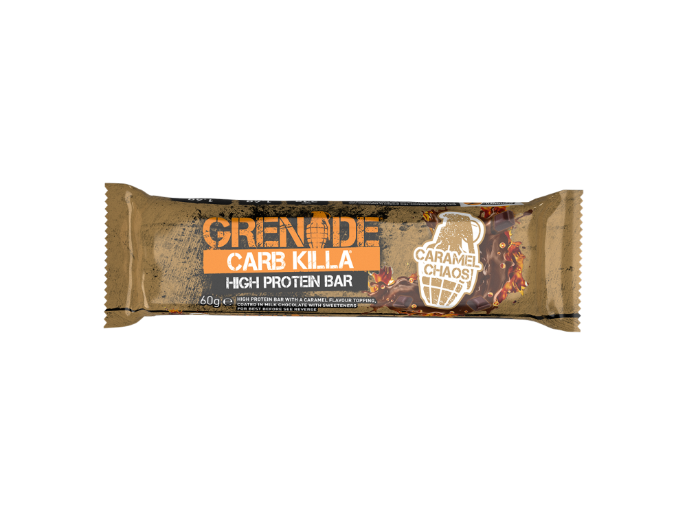 Grenade Carb Killa Caramel Chaos, Μπάρα Υψηλής Πρωτεΐνης, 60gr