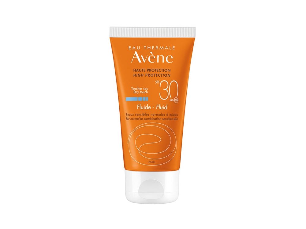 Avene Fluid SPF30, Αντηλιακή Λεπτόρρευστη Κρέμα Προσώπου για Ευαίσθητο Δέρμα, 50ml