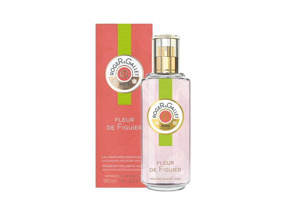 Roger & Gallet Fleur de Figuier Fragrant Wellbeing Water Perfume, Γυναικείο Άρωμα Εμπλουτισμένο με Εκχύλισμα Σύκου, 100ml