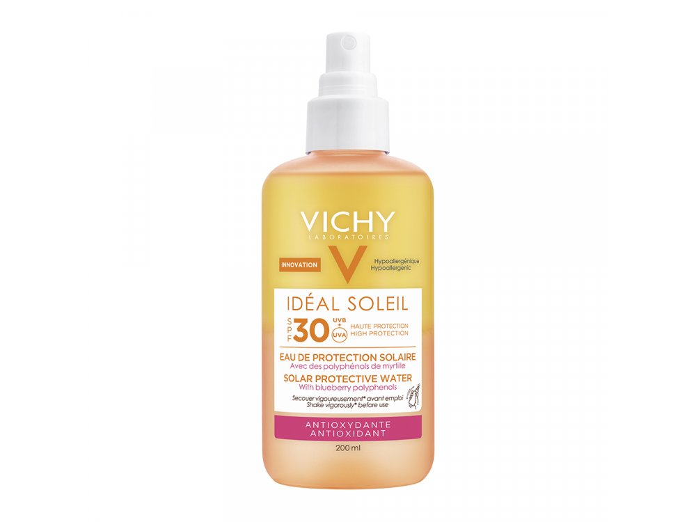 Vichy Ideal Soleil Antioxidant Protective Solar Water SPF30 Αντηλιακό Νερό με Αντιοξειδωτική Δράση, 50ml