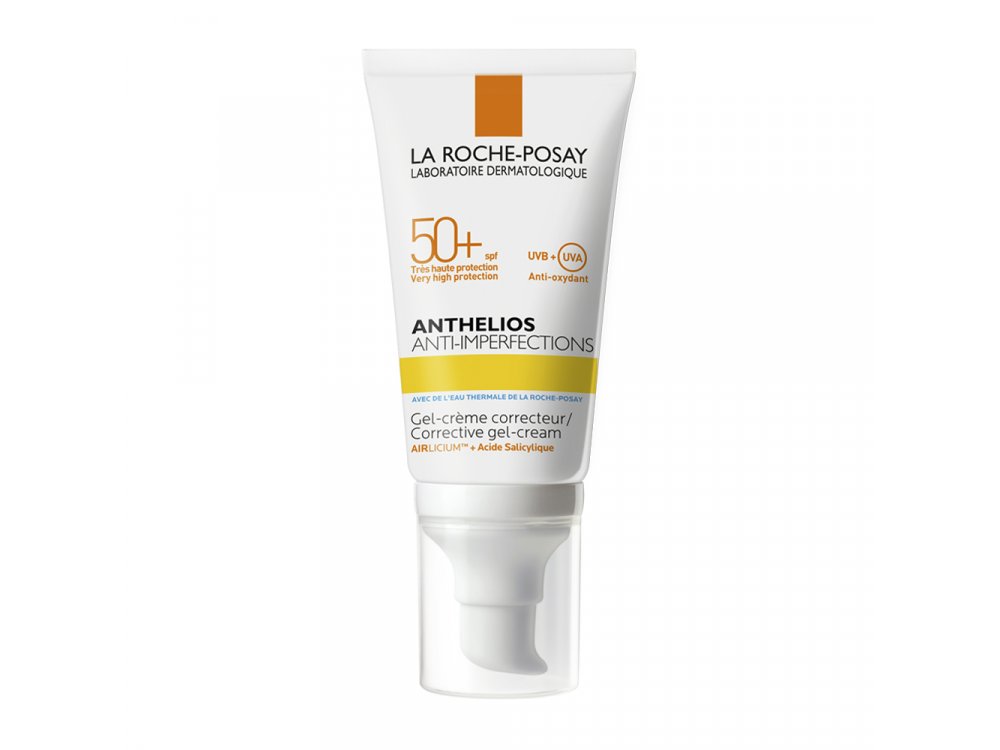 La Roche Posay Anthelios Anti-Imperfections SPF 50+ Corrective Gel-Cream Αντιηλιακή Κρέμα-Τζελ, 50ml