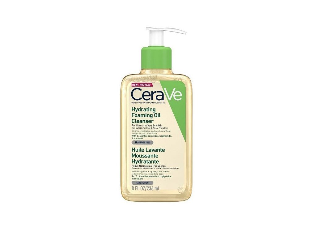 CeraVe Hydrating Foaming Cleansing Oil Λάδι Καθαρισμού για Ξηρά & Ευαίσθητα Δέρματα, 236ml