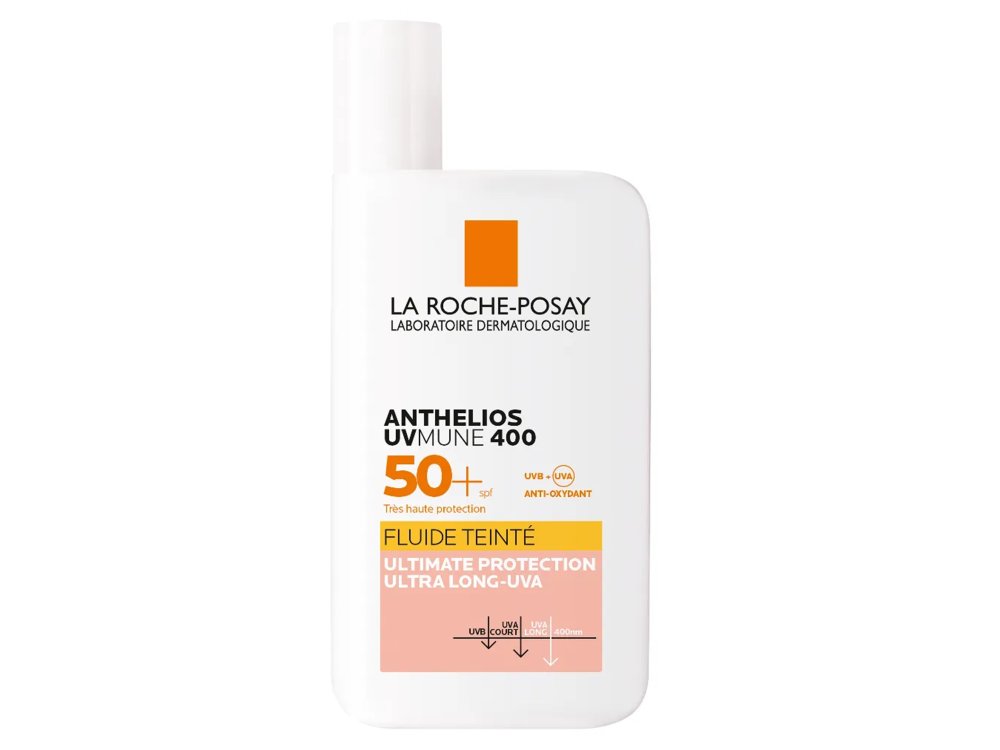 La Roche Posay Anthelios Uvmune 400 Tinted Fluid SPF50+, Αντηλιακό Γαλάκτωμα Προσώπου Με Χρώμα, 50ml