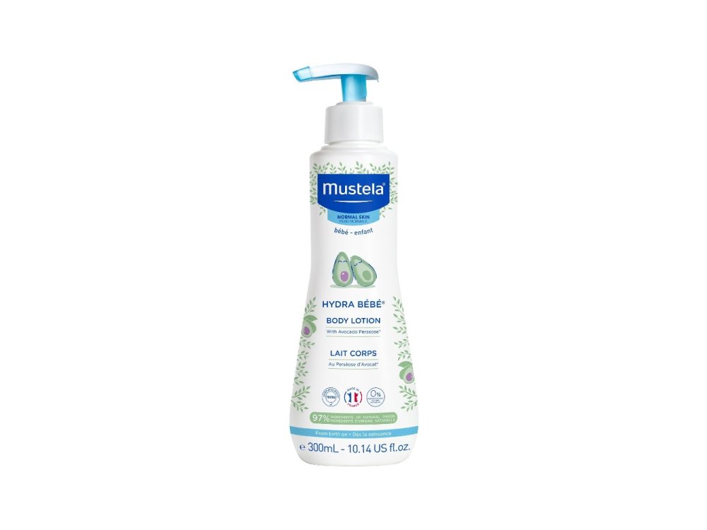 Mustela Hydra Bebe Body Lotion Βρεφική Ενυδατική Κρέμα Σώματος με Αβοκάντο Βιολογικής Καλλιέργειας, 300ml