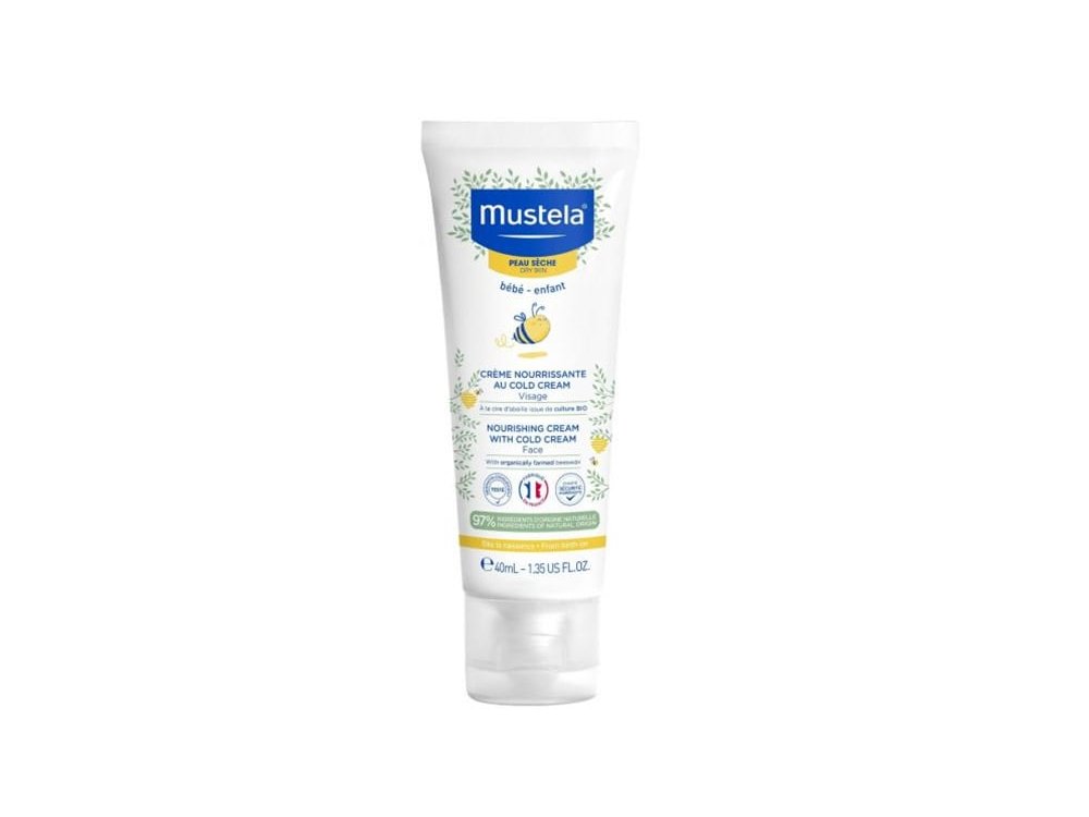 Mustela Bebe Nourishing Cream With Cold Cream Κρέμα Ενυδάτωσης Προσώπου για Ξηρό Δέρμα, 40ml