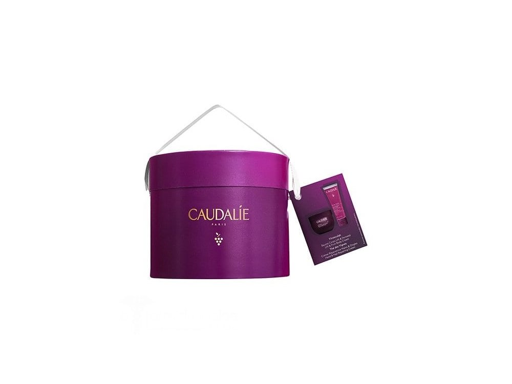 Caudalie Promo Set Vinosculpt Body Moisturizing Duo Gift Set Lift & Firm Body Cream, 250ml & Hand & Nail Cream, 75ml