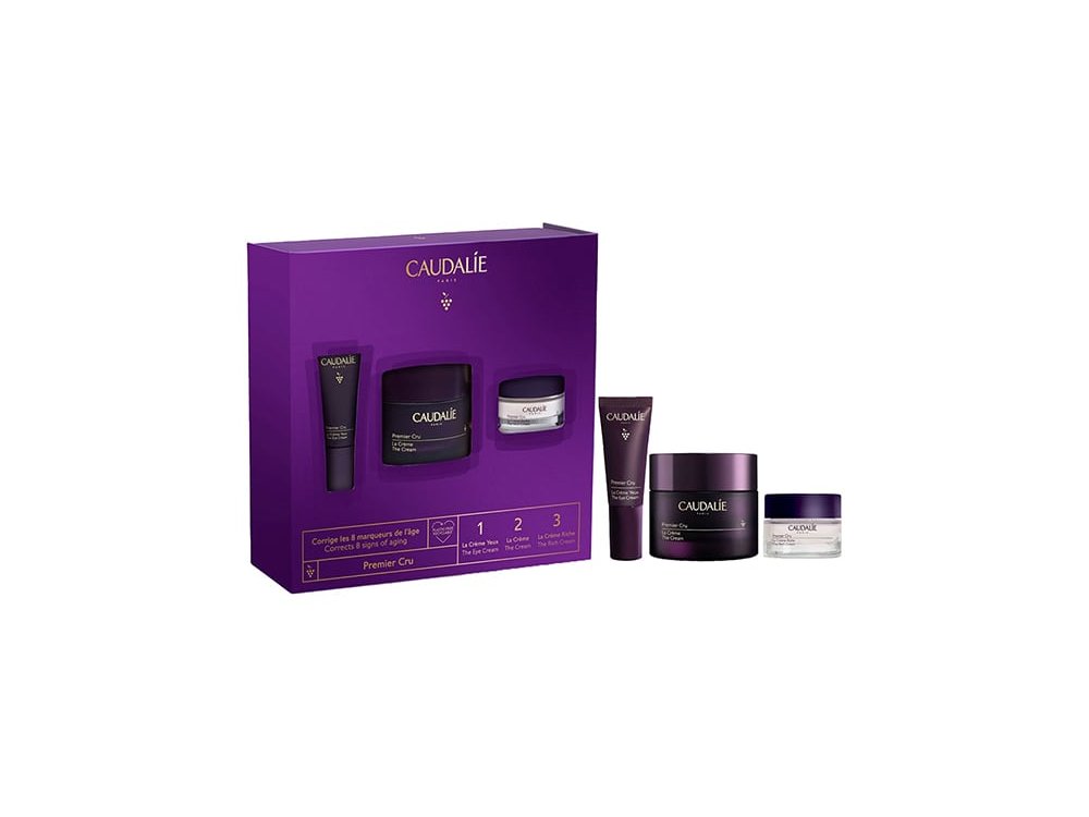 Caudalie Promo Set Premier Cru Set Πακέτο Προσφοράς με The Cream, 50ml & Δώρο The Rich Cream, 15ml & The Eye Cream, 5ml