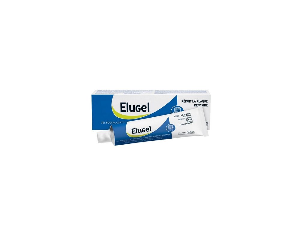 Elgydium Elugel Oral Gel Εξυγιαντική Στοματική Γέλη που Συμβάλλει στην Υγιεινή του Στόματος & Μειώνει την Οδοντική Πλάκα με Διγλουκονική Χλωρεξιδίνη 0.20%, 40ml