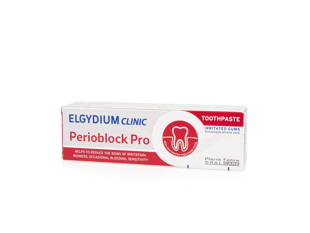 Elgydium Clinic Perioblock Pro Οδοντόκρεμα που Καταπραΰνει τα Ούλα & Προστατεύει τα Δόντια, 50ml