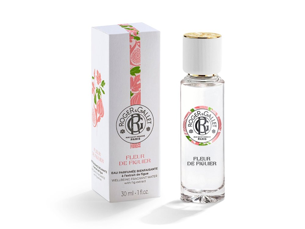 Roger & Gallet Fleur de Figuier Fragrant Wellbeing Water Perfume, Γυναικείο Άρωμα Εμπλουτισμένο με Εκχύλισμα Σύκου, 30ml