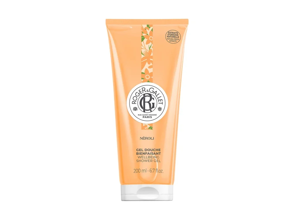 Roger & Gallet Neroli Wellbeing Water Shower Gel, Αφρόλουτρο με άρωμα Νερόλι & Άνθος Πορτοκαλιάς, 200ml