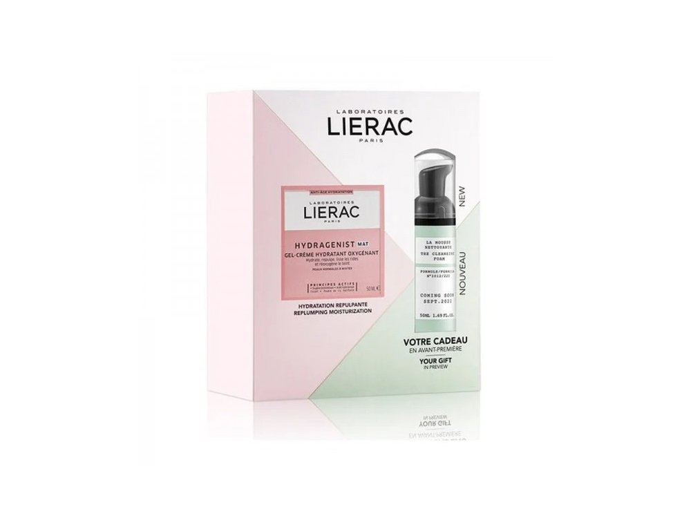 Lierac Promo Set Πακέτο Προσφοράς με Hydragenist Mat Gel Cream για Μικτές Επιδερμίδες, 50ml & Δώρο The Cleansing Foam, 50ml