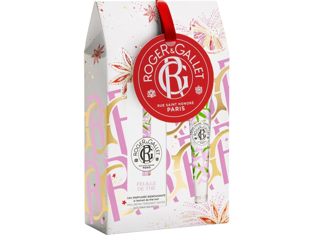 Roger & Gallet Promo Feuille De The Fragrant Water Άρωμα Με Μαύρο Τσάι 30ml + Hand Cream Ενυδατική Κρέμα Χεριών Μαύρο Τσάι, 30ml