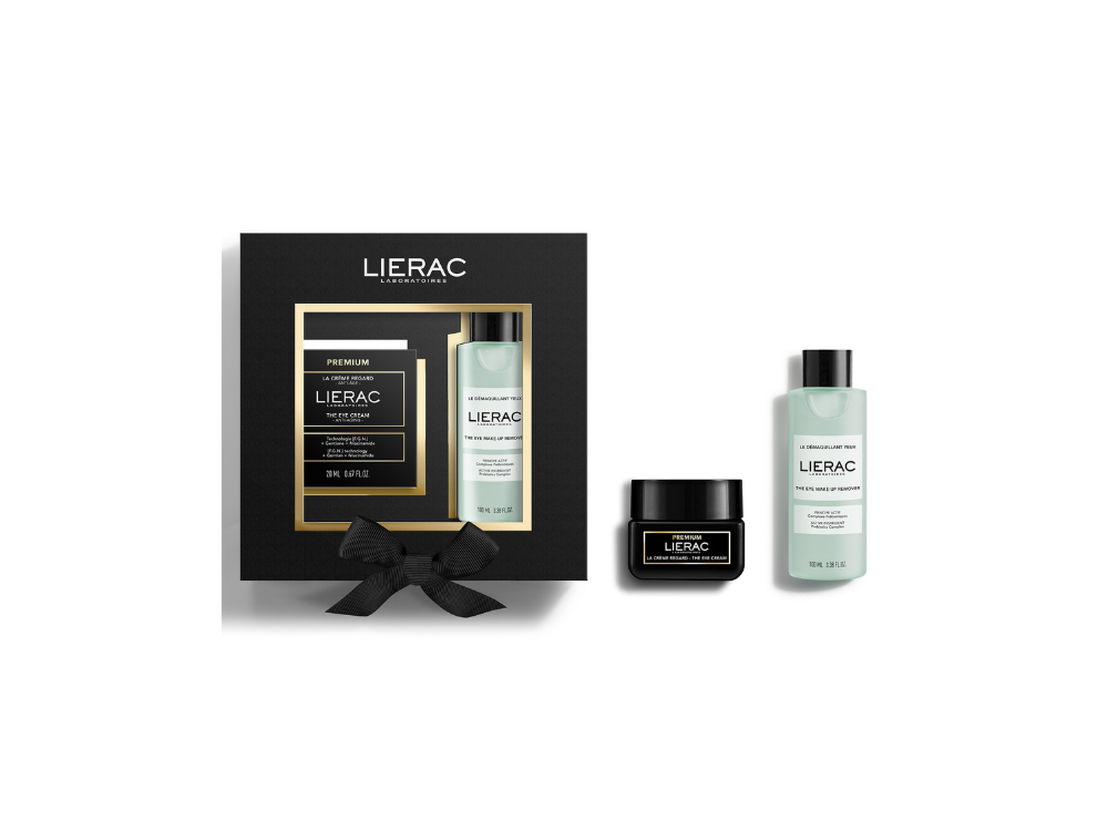 Lierac Εορταστικό Promo Set Premium The Eye Cream Κρέμα Ματιών, 20ml & The Eye Make-up Remover Ντεμακιγιάζ Ματιών, 100ml