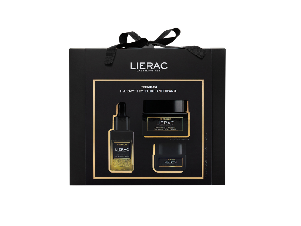 Lierac Εορταστικό Xmas Promo Set Premium The Absolute Serum Αντιγηραντικός Ορός Προσώπου, 30ml, Premium The Voluptuous Cream Refill Ανταλλακτικό Αντιγηραντικής Κρέμας Προσώπου, 50ml, & Premium The Eye Cream Αντιγηραντική Κρέμα Ματιών, 20ml