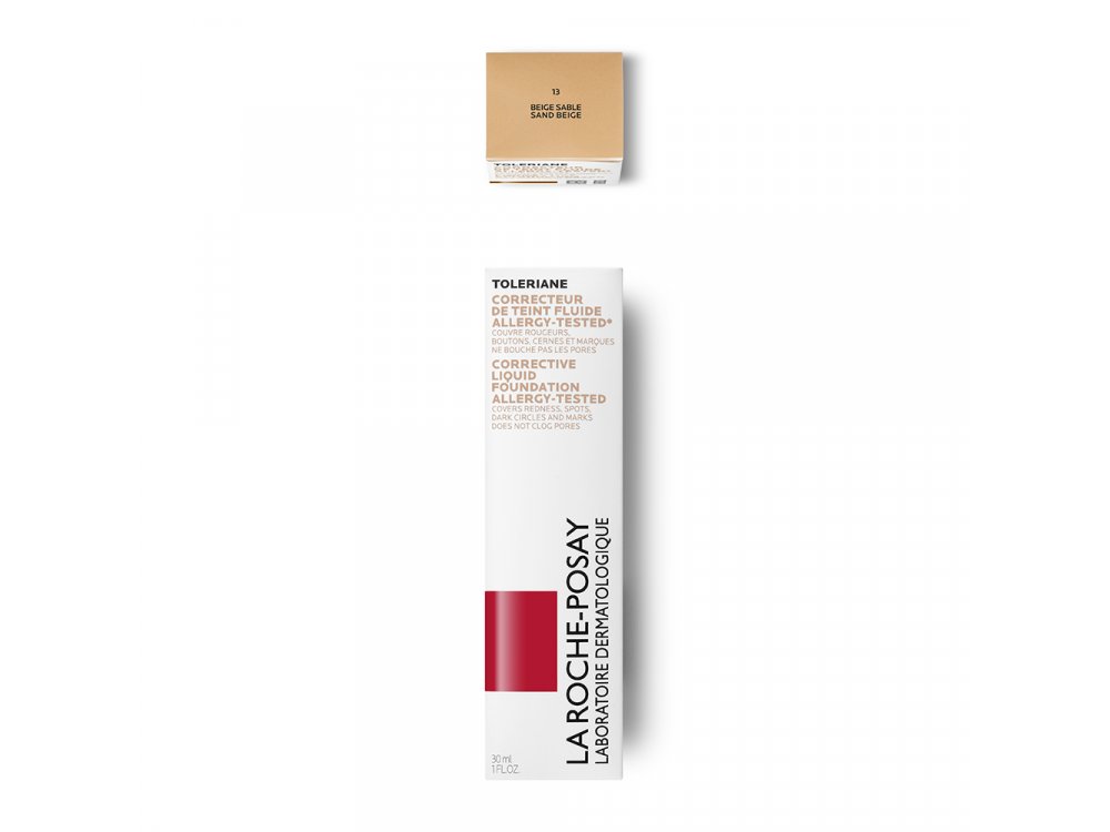 La Roche Posay Toleriane Corrective Liquid Foundation, Beige Sable 13, 30ml