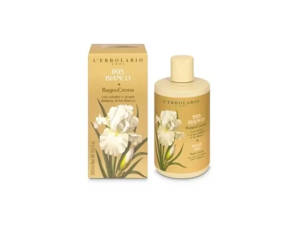 L'erbolario White Iris Bianco Bagno,Ενυδατική Κρέμα Καθαρισμού, 300ml