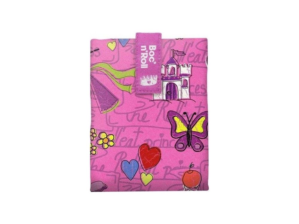 Boc N Roll Sandwich Wrap Kids Princess Pink, Θήκη μεταφοράς τροφίμων με στυλ, 1τμχ