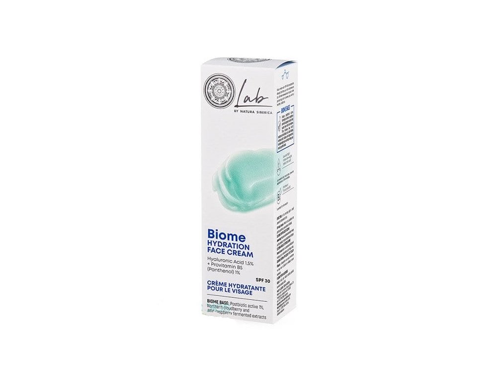 Natura Siberica Lab Biome Hydration Face Cream, Ενυδατική Κρέμα Προσώπου SPF30, 50ml