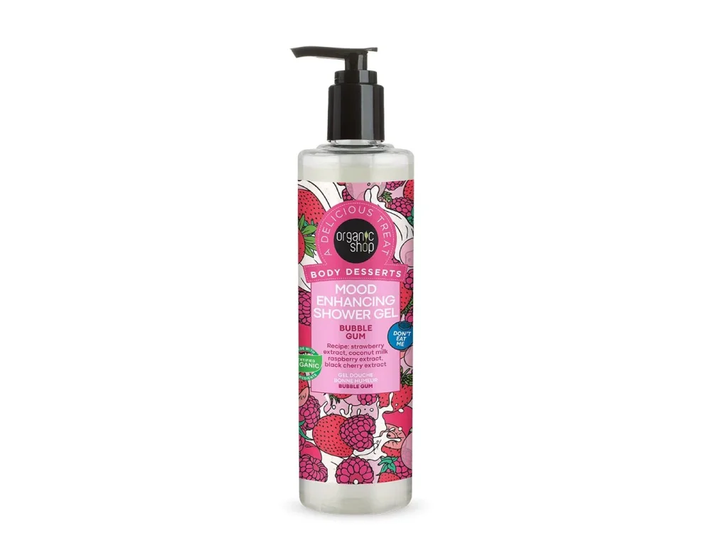 Natura Siberica Organic Shop Body Desserts Bubble Gum Αναζωογονητικό Αφρόλουτρο, 280ml