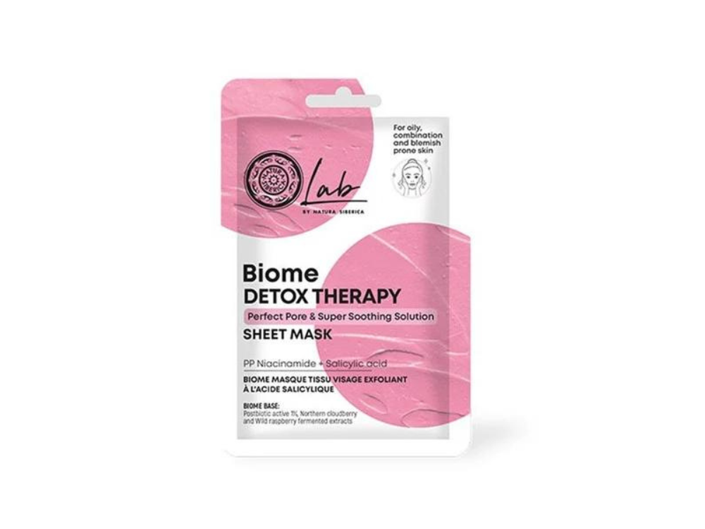 Natura Siberica Biome Detox Therapy Μάσκα Προσώπου, 1τμχ