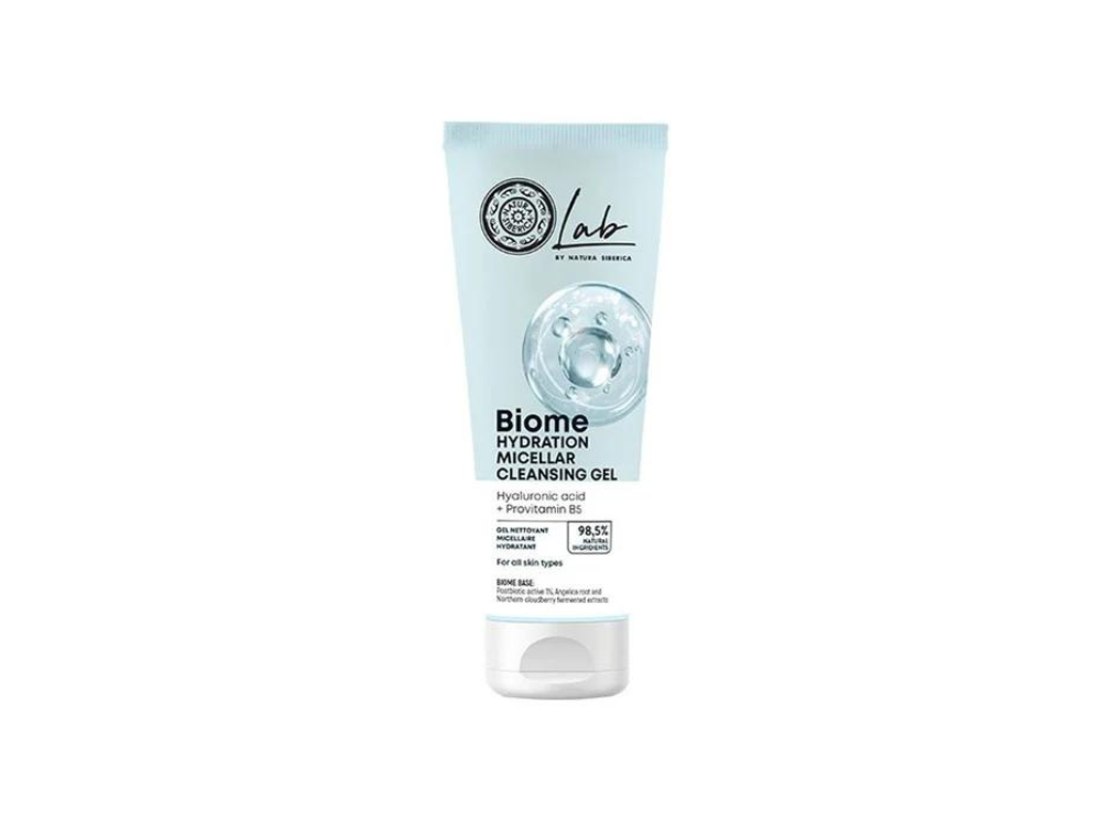 Natura Siberica Lab Biome Hydration Micellar Cleansing Gel Ενυδατικό Καθαριστικό Προσώπου, 140ml