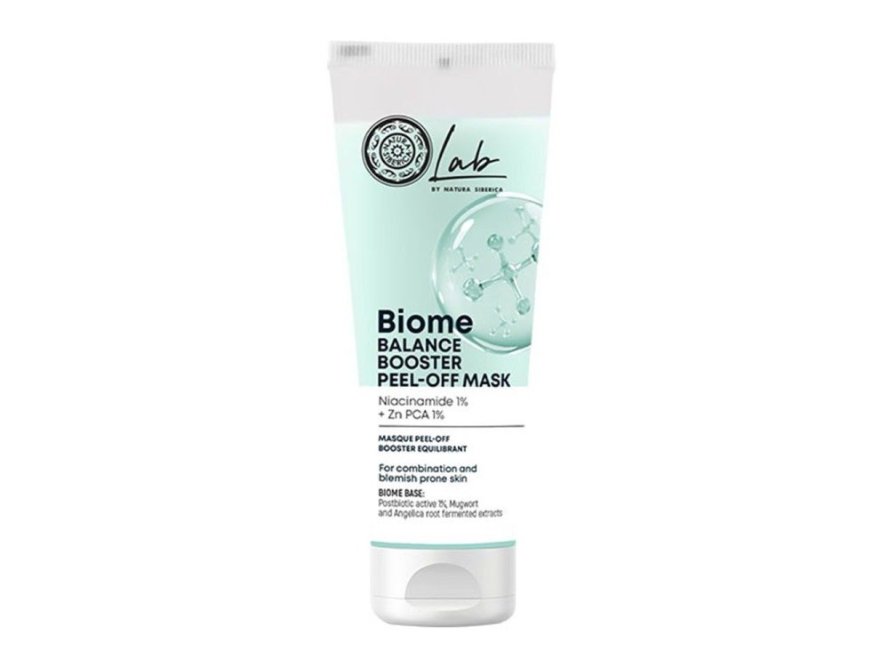 Natura Siberica Lab Biome Balance Booster Peel Off Μάσκα Προσώπου για Δέρμα με Ατέλειες, 75ml