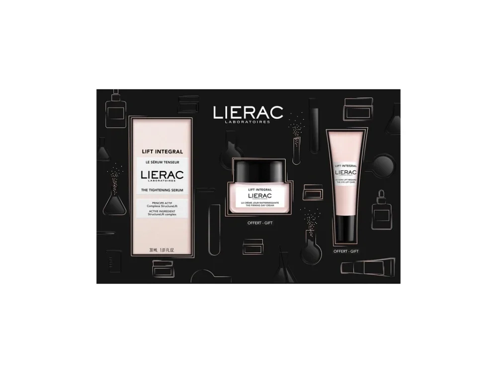 Lierac Promo Xmas Lift Integral The Tightening Serum Set, Πακέτο Περιποίησης Προσώπου με Συσφικτικό Ορό 30ml & Δώρο Συσφικτική Κρέμα Ημέρας 20ml & Ανορθωτική Κρέμα Ματιών 7.5ml