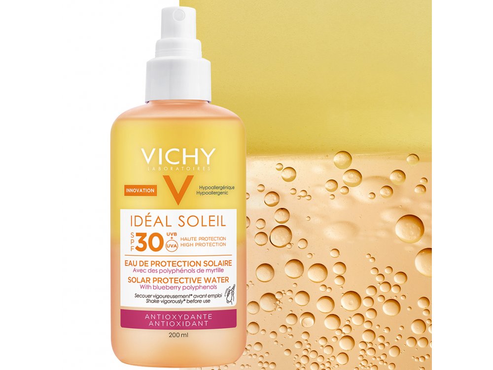 Vichy Ideal Soleil Antioxidant Protective Solar Water SPF30 Αντηλιακό Νερό με Αντιοξειδωτική Δράση, 50ml