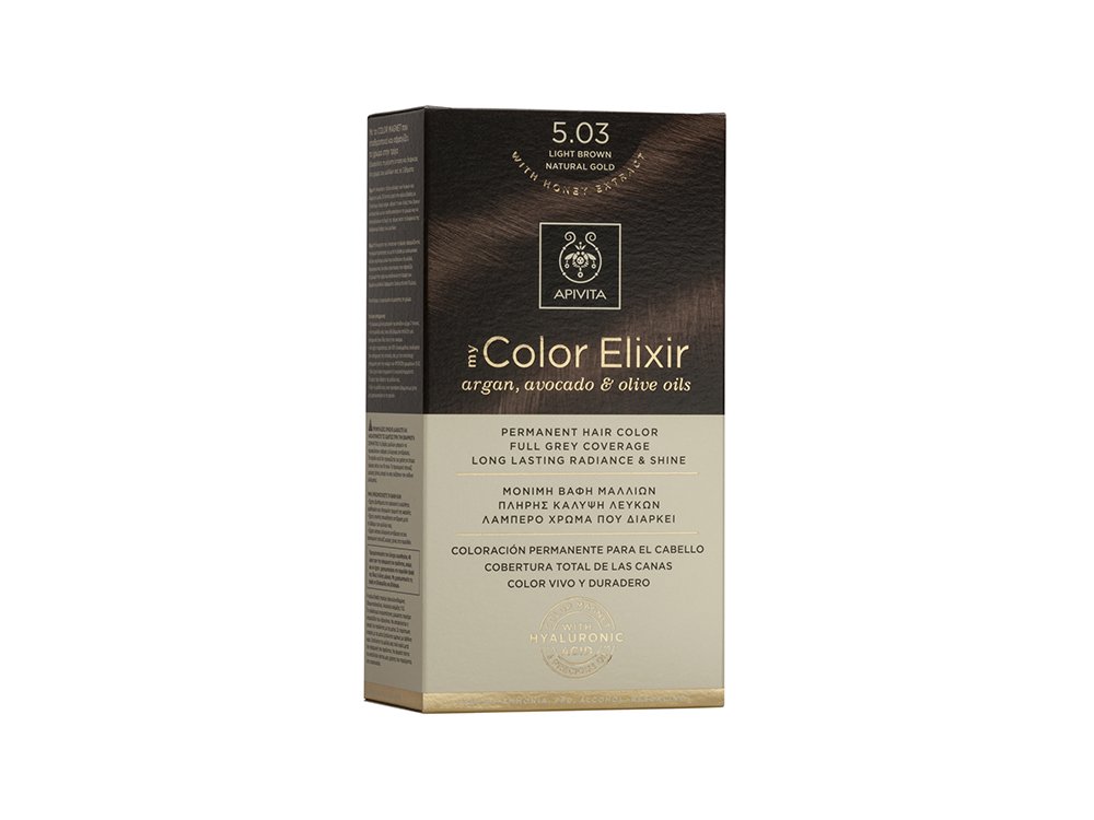 Apivita My Color Elixir N5.03 Καστανό Ανοιχτό Φυσικό Μελί 50 & 75ml