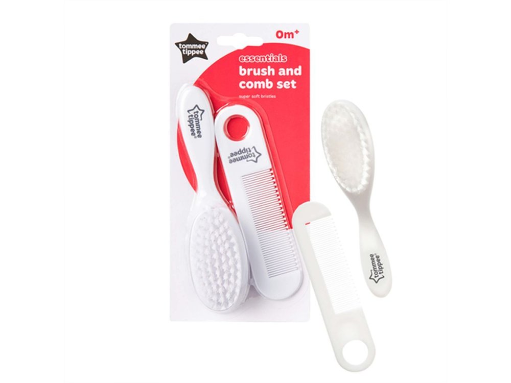 Tommee Tippee Σετ Bούρτσα & Xτένα για Μωράκια Closer To Nature Ess Baby Brush & Comb, 1τμχ