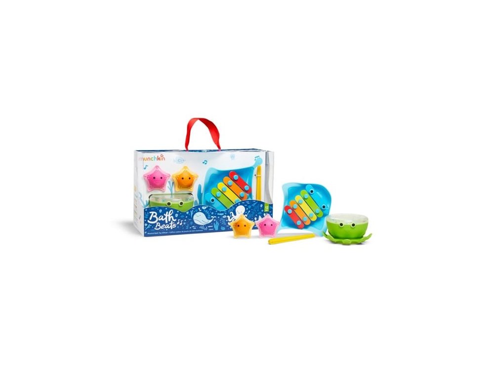 Munchkin Bath Beats Musical Bath Toy Gift Set Μουσικό Παιχνίδι Μπάνιου 12m+, 1 σετ