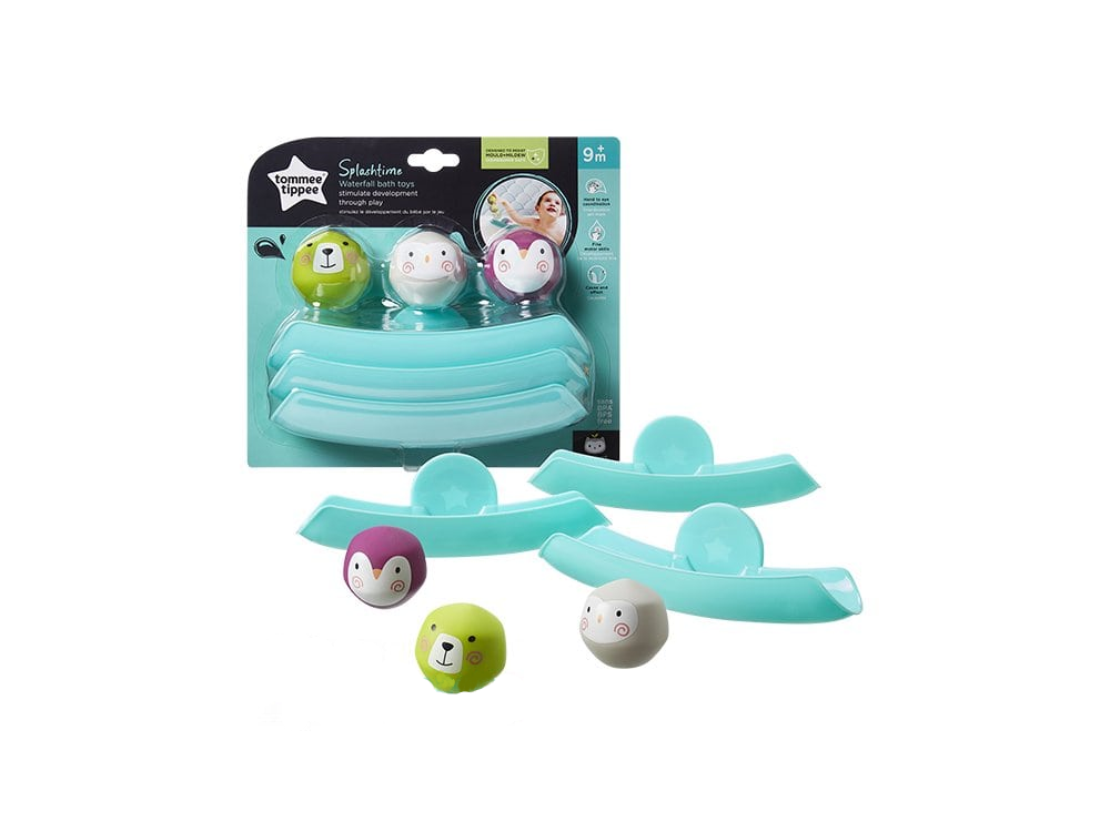 Tommee Tippee Παιχνίδια Μπάνιου σε Νεροτσουλήθρα Closer To Nature Splash time Waterfall Bath Toys για Μωράκια από 9m+